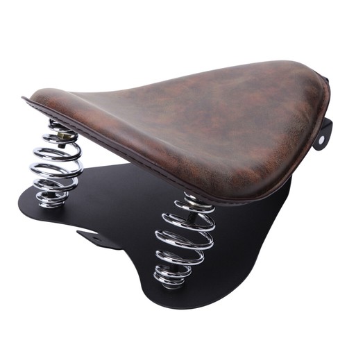 Aged brown motorcycle solo - brown,