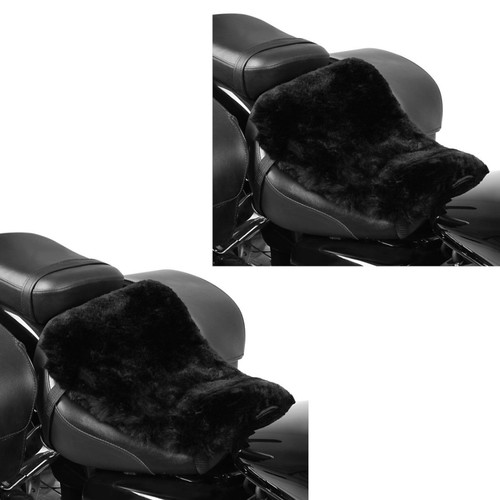 Seat cushions sheepskin - 2x,