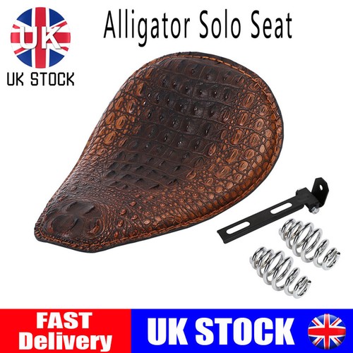Motorcycle leather solo seat - motorcycle,