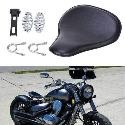 Motorcycle solo seat black - seat,