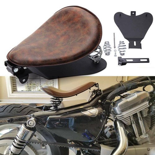 Motorcycle solo seat - seat, spring
