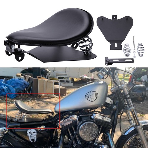 Black motorcycle solo - seat, for